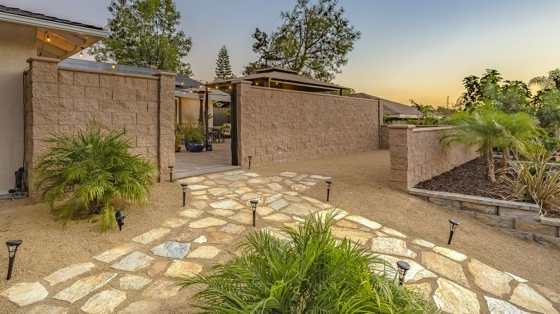 Backyard Pathway Construction