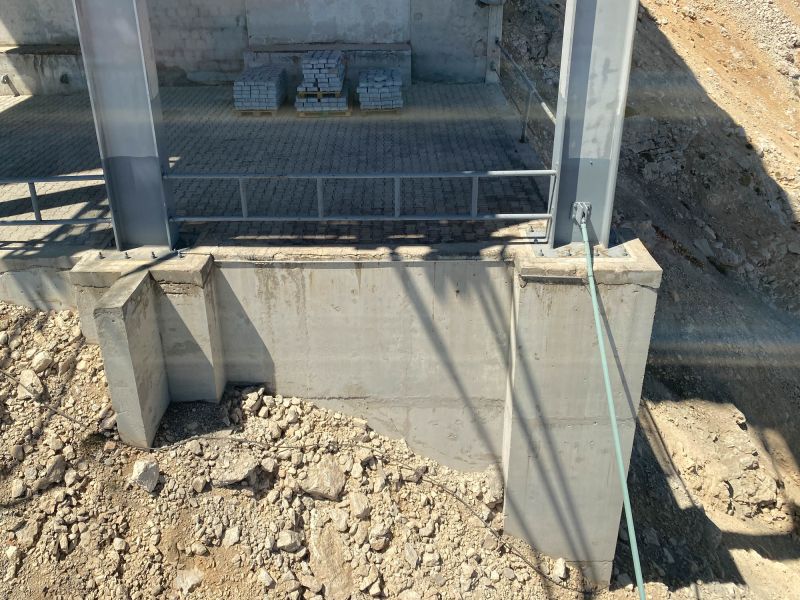 Concrete Footer Pouring